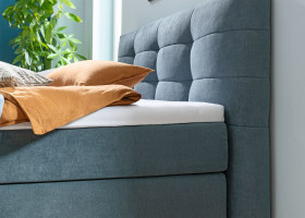 Boxspringbett LIV´IN MILANO in azur