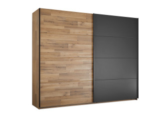 Schwebetürenschrank LIV´IN RIVOLI in graphit, Montana Oak