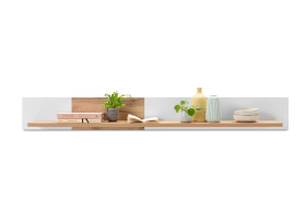 Wandboard LIV´IN MATERA in weiß, Altholz Nachbildung
