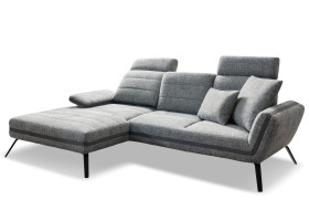 Longchair-Ecke LIV´IN LUINO in grau