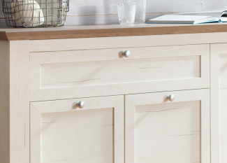 Sideboard LIV´IN MARBELLA in Pinie weiß Nachbildung, Nelson Eiche Nachbildung