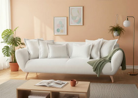 3-Sitzer LIV´IN PATRAS in weiß