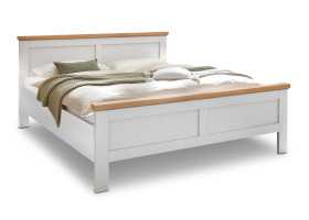 Bett LIV´IN ASMARA in weiss, Mauvella Oak Dekor
