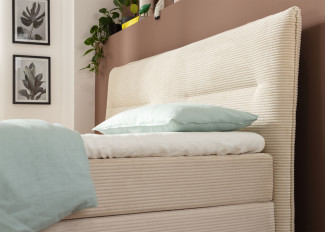 Boxspringbett LIV´IN MILANO in ivory